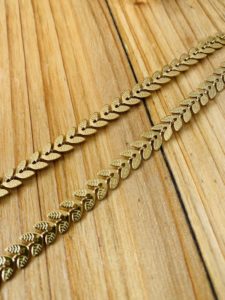 parure epi feuille