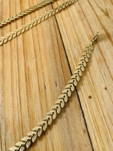 parure epi feuille