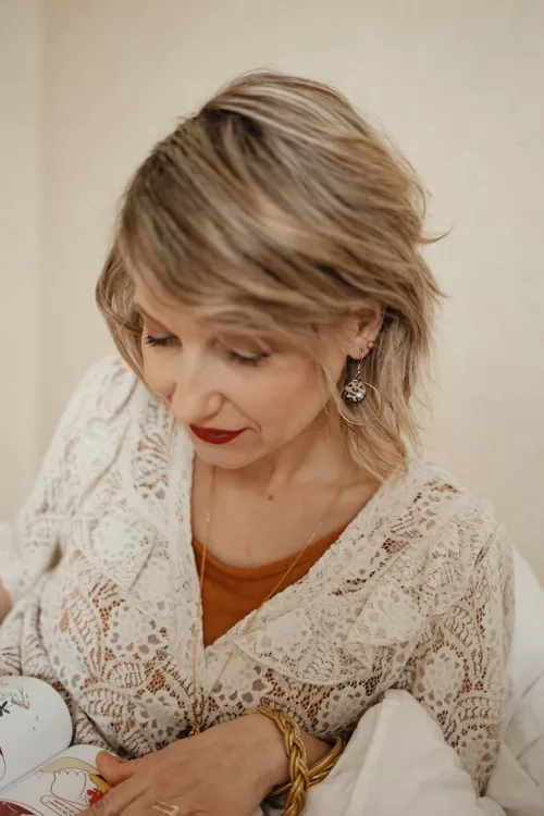 Bijoux Isatis Bijoux Bois Sur Mesure Caen, photo de présentation de produit, type Luna Spin coloris léopard