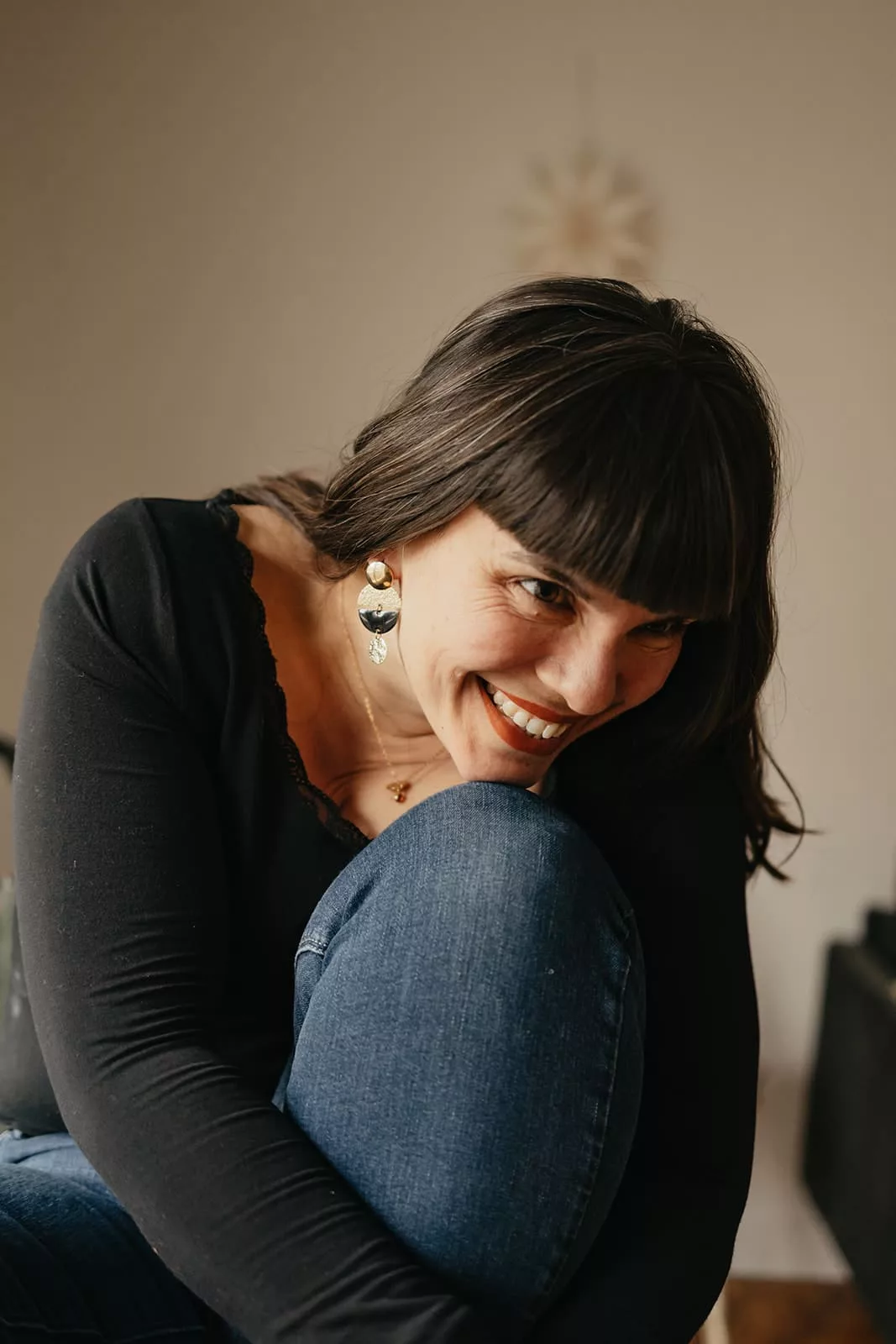 Bijoux Isatis Bijoux Bois Sur Mesure Caen, photo de présentation de produit, type Lybra Sable coloris noir