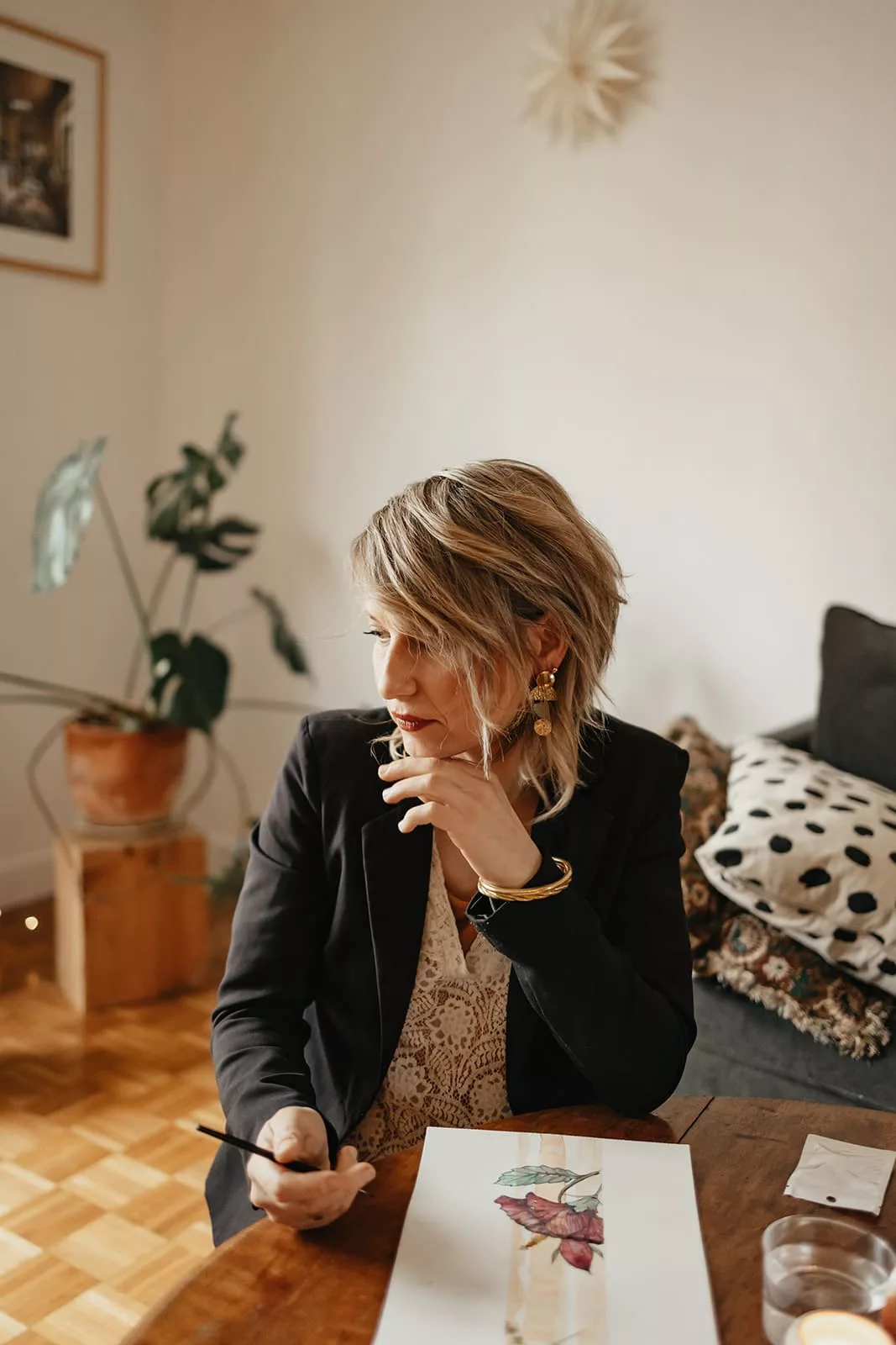 Bijoux Isatis Bijoux Bois Sur Mesure Caen, photo de présentation de produit, exemple produits Lybra Sable