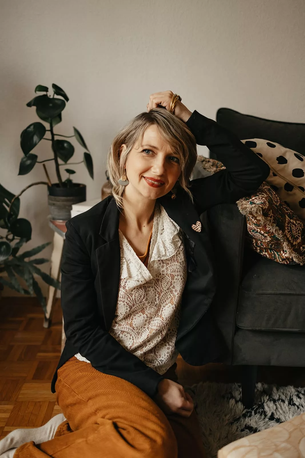 Bijoux Isatis Bijoux Bois Sur Mesure Caen, photo de présentation de produit, type Vega coloris lichen