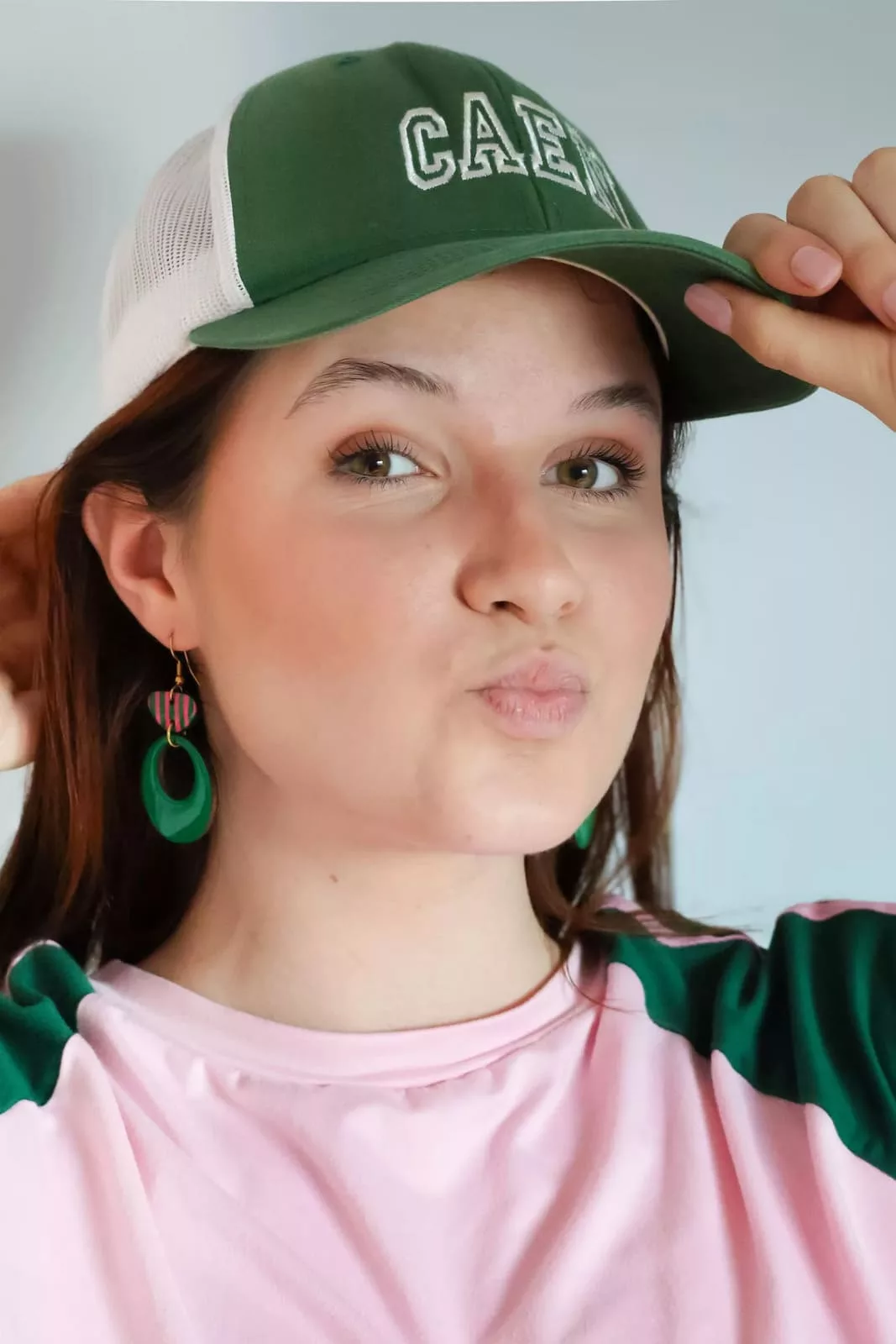 Isatis Bijoux Bois Fait Main Caen Boucles d'oreilles Colore Dolly Pop