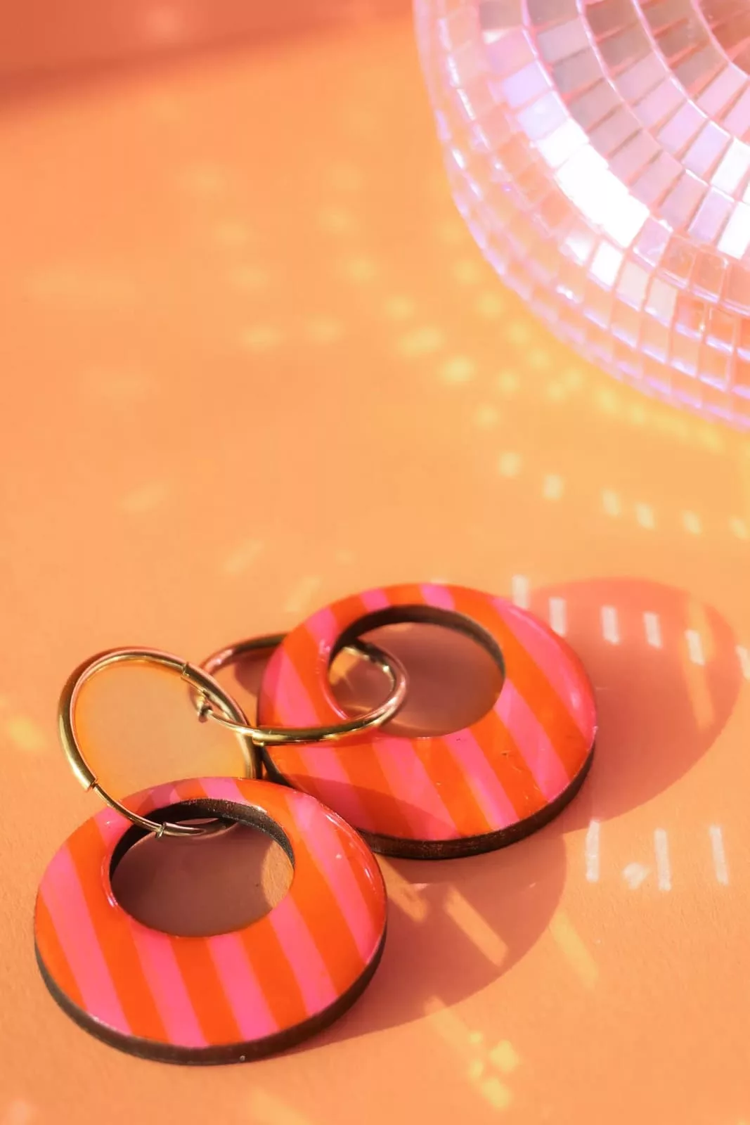 Isatis Bijoux Bois Fait Main Caen Boucles d'oreilles Colore Lime Josie